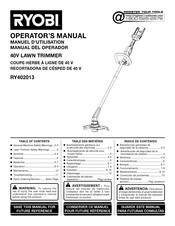 Ryobi RY402013 Manuel D'utilisation