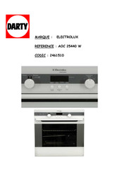 Electrolux Arthur Martin AOC 25440 Notice D'utilisation