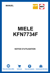 Miele KFN 7734 C Mode D'emploi