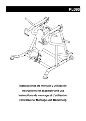 BH FITNESS PL090 Instructions De Montage Et D'utilisation