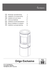 Nordpeis SN-ORIGE-010 Manuel D'installation Et D'utilisation