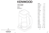 Kenwood ZJG801 Instructions