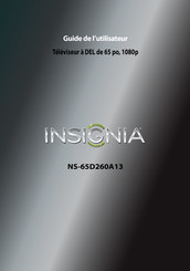 Insignia NS-65D260A13 Guide De L'utilisateur