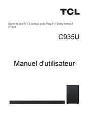 TCL C935U Manuel D'utilisateur