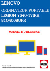 Lenovo 81Q4008UFR Guide D'utilisation