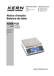 KERN FCB 12K-4 Notice D'emploi