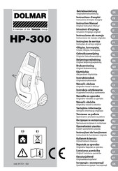 Makita DOLMAR HP-300 Instructions D'emploi