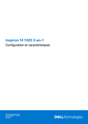 Dell nspiron 14 7420 Configuration Et Caractéristiques