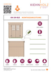 Kiehn-Holz KH 19 013 Instructions De Montage