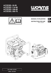 WORMS ACCESS j 8-25 Manuel D'utilisation