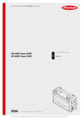 Fronius VR 4000 Case D200 Instructions De Service