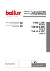 baltur 18240010 Manuel D'instructions Pour L'installation, L'emploi Et L'entretien