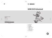 Bosch GCM 254 Professional Notice Originale