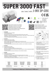 RIB SUPER 3000 FAST FCM Instructions De Montage