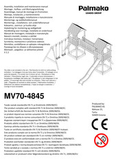 Lemeks Palmako MV70-4845 Assemblage, Manuel De Montage Et D'entretien