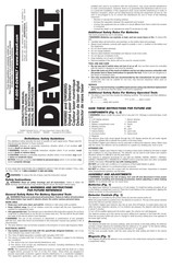 Dewalt DW0892G Guide D'utilisation