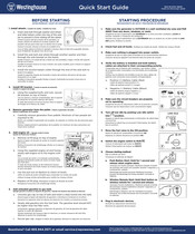 Westinghouse WGen12000c Guide De Démarrage Rapide