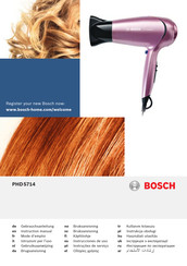 Bosch PHD 5714 Mode D'emploi