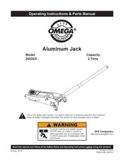 Omega Lift Equipment 26022A Mode D'emploi