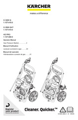 Kärcher G 3500 QHT Manuel D'utilisation