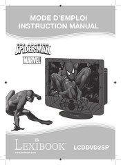 LEXIBOOK MARVEL THE AMAZING SPIDER-MAN LCDDVD2SP Mode D'emploi