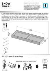 Forte SNOW SNWL01 Notice De Montage