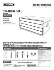 Lifetime 60367U Instructions D'assemblage