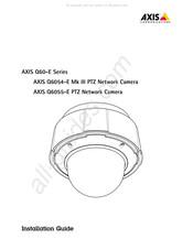 Axis Q6055-E Guide D'installation