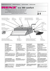 Renz eco 360 comfort Mode D'emploi