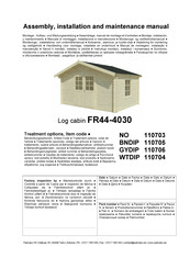 Lemeks Palmako FR44-4030 Assemblage, Manuel De Montage Et D'entretien