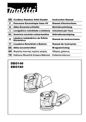 Makita DBO180Z Manuel D'instructions