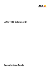 Axis T93C Guide D'installation