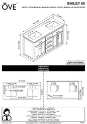 OVE BAILEY 60 Manuel D'installation