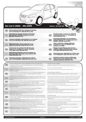 ECS Electronics KI-035-BH Instructions De Montage