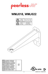 peerless-AV WMJ018 Mode D'emploi