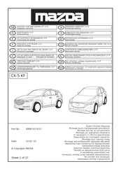 Mazda KB8M-V3-921C Notice De Montage