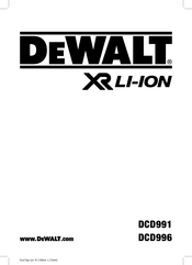 DeWalt DCK276P2-QW Traduction De La Notice D'instructions Originale