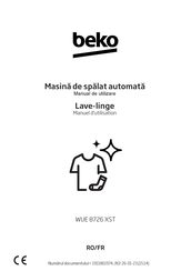 Beko WUE 8726 XST Manuel D'utilisation