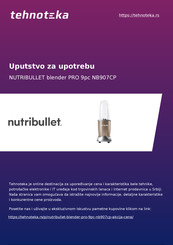 NUTRIBULLET NB907CP Guide De L'utilisateur