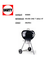 Weber 451053 Guide De L'utilisateur