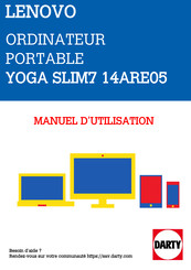 Lenovo YOGA SLIM7 14ARE05 Guide D'utilisation