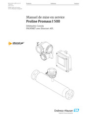 Endress+Hauser Proline Promass A 500 Manuel De Mise En Service