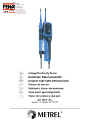 PEWA METREL MD 1000-LED Mode D'emploi