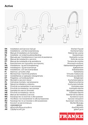 Franke Active Serie Manuel D'installation Et D'entretien