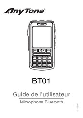 AnyTone BT01 Guide De L'utilisateur