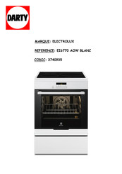 Electrolux EI6770 AOW Notice D'utilisation