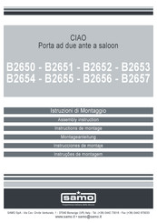 Samo CIAO B2650 Instructions De Montage