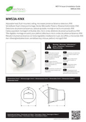 CP Electronics MWS3A-KNX Guide D'installation