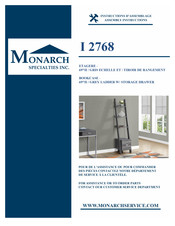 Monarch Specialties I 2768 Instructions D'assemblage