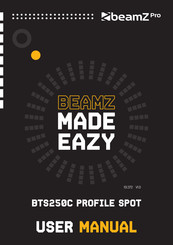 Beamz Pro BTS250C ProfIle Spot Mode D'emploi